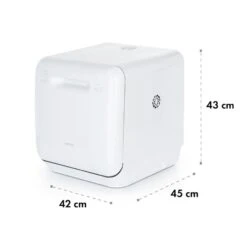 Aquatica Geschirrspüler Freistehend Installationsfrei 2 Gedecke 860W 20 Aquatica Geschirrspüler Freistehend Installationsfrei 2 Gedecke 860W -Haushaltsgeräte Geschäft 10034126 yy 0010 logo Klarstein Aquatica Geschirrspueler weiss