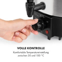 Biggie Eco Einkochautomat & Getränkespender 1000W 30-100°C Zapfhahn 9l -Haushaltsgeräte Geschäft 10034147 de 0003 logo