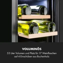 Vinovilla 17 Built-In Duo Weinkühlschrank 53l 17 Fl. 2 Zonen Glastür -Haushaltsgeräte Geschäft 10034154 de 0005 logo