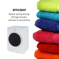 Jet Set Mini-Wäschetrockner Ablufttrockner 1020W EEK C 3kg 50cm Weiß -Haushaltsgeräte Geschäft 10034158 yy 0005 logo Klarstein Jet Set Waeschetrockner weiss