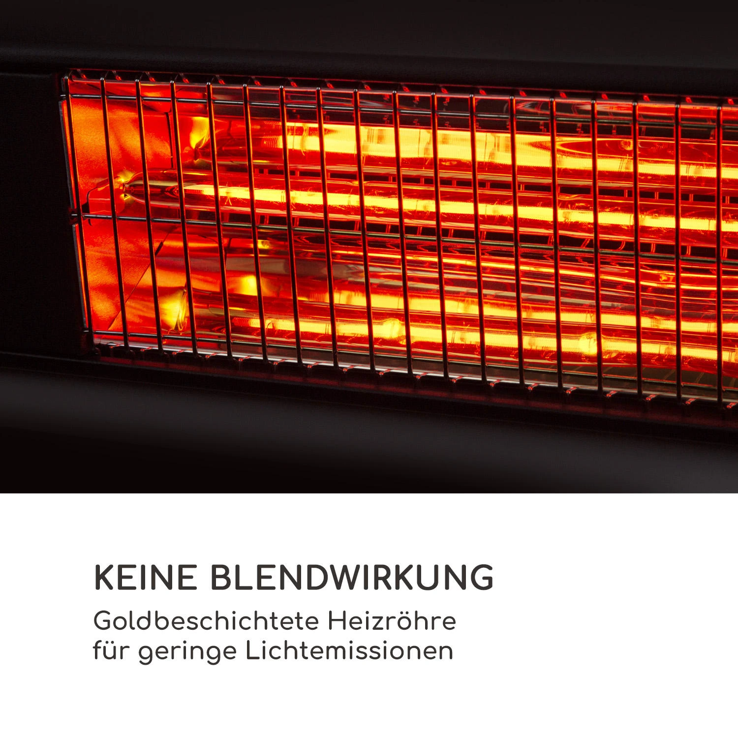 Gold Bar Shine Heizstrahler 2000W 2 X LED-Leuchte Aluminium 4 Gold Bar Shine Heizstrahler 2000W 2 X LED-Leuchte Aluminium – Bild 4
