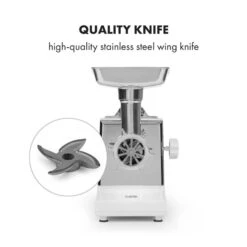 Kraftprotz Elektrischer Fleischwolf 700 W Kupfermotor Edelstahl 11 Kraftprotz Elektrischer Fleischwolf 700 W Kupfermotor Edelstahl -Haushaltsgeräte Geschäft 10034215 yy 0004 logo Klarstein Kraftprotz elektrischer Fleischwolf weiss