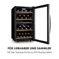 Vinamour 45 DuoWeinkühlschrank 2 Zonen 118 Ltr / 45 Fl 5-18 °C -Haushaltsgeräte Geschäft 10034216 de 0003 logo