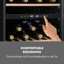 Vinamour 45 DuoWeinkühlschrank 2 Zonen 118 Ltr / 45 Fl 5-18 °C -Haushaltsgeräte Geschäft 10034216 de 0006 logo