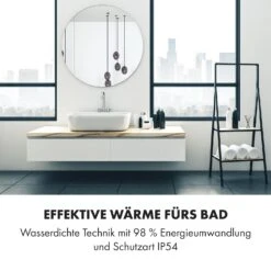 Marvel Mirror Infrarotheizung 300W Wochentimer IP54 Spiegel Rund -Haushaltsgeräte Geschäft 10034225 de 0006 logo