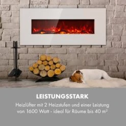 Lausanne Long Elektrischer Kamin 1600W 2 Heizstufen 128 Cm -Haushaltsgeräte Geschäft 10034250 de 0006 logo