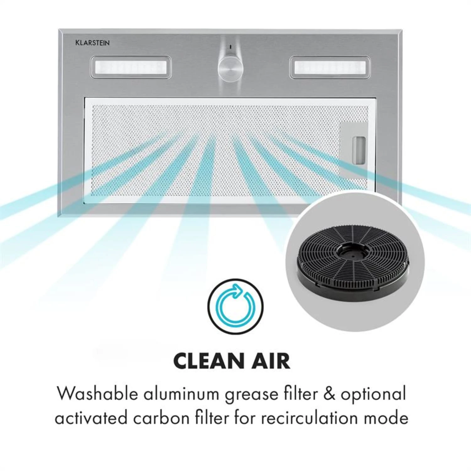 Simplica Dunstabzugshaube Einbau 52cm Abluft: 400 M³/h LED Edelstahl 6 Simplica Dunstabzugshaube Einbau 52cm Abluft: 400 M³/h LED Edelstahl – Bild 6