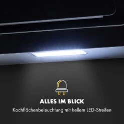 Sofia 90 Dunstabzugshaube Kopffrei 300 M³/h Touch-Control Glasfront -Haushaltsgeräte Geschäft 10034260 de 0005 logo