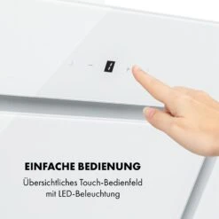 Sofia 90 Dunstabzugshaube Kopffrei 300 M³/h Touch-Control Glasfront -Haushaltsgeräte Geschäft 10034261 de 0004 logo