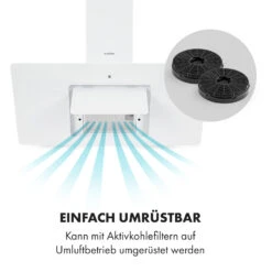 Sofia 90 Dunstabzugshaube Kopffrei 300 M³/h Touch-Control Glasfront -Haushaltsgeräte Geschäft 10034261 de 0006 logo