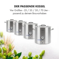 Brauheld Pur 25 Maischekessel 25 Liter Ohne Heizelement Edelstahl 14 Brauheld Pur 25 Maischekessel 25 Liter Ohne Heizelement Edelstahl -Haushaltsgeräte Geschäft 10034266 de 0007 logo