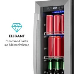 Beerlager 56 Getränkekühlschrank 56l 20 Fl. Glastür Touch-Bedienfeld Edelstah -Haushaltsgeräte Geschäft 10034269 de 0006 logo