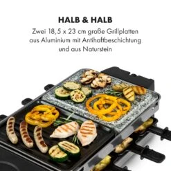 Sirloin Raclette 1500W Aluminium / Stein 8 Personen Kontroll-LED 11 Sirloin Raclette 1500W Aluminium / Stein 8 Personen Kontroll-LED -Haushaltsgeräte Geschäft 10034275 de 0004 logo