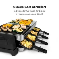 Sirloin Raclette 1500W Aluminium / Stein 8 Personen Kontroll-LED 12 Sirloin Raclette 1500W Aluminium / Stein 8 Personen Kontroll-LED -Haushaltsgeräte Geschäft 10034275 de 0005 logo