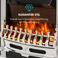 Verbier Elektrischer Kamin Elektrokamin 1000 / 2000 W LED-InstaFire Thermostat Timer Überhitzungsschutz -Haushaltsgeräte Geschäft 10034396 de 0006 logo