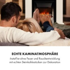 Verbier Elektrischer Kamin Elektrokamin 1000 / 2000 W LED-InstaFire Thermostat Timer Überhitzungsschutz -Haushaltsgeräte Geschäft 10034396 de 0007 logo