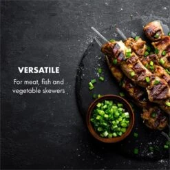 AeroVital Cube Chef Heißluftfritteuse Spießrost Zubehör Edelstahl -Haushaltsgeräte Geschäft 10034409 yy 0004 logo Klarstein AeroVital Cube Chef Spiessrost