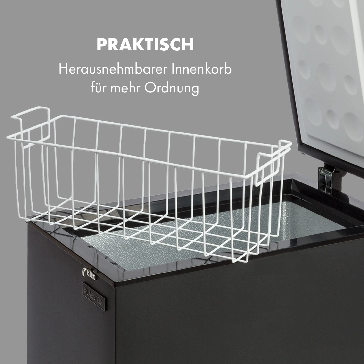 Iceblokk 50 Gefriertruhe Freistehend 51 L Korb Abschließbar 4 Iceblokk 50 Gefriertruhe Freistehend 51 L Korb Abschließbar – Bild 4