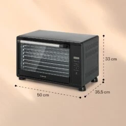 Mega Jerky Dörrautomat 650W 35-80°C LC-Touch-Display Timer 8 Ebenen -Haushaltsgeräte Geschäft 10034439 yy 0006 logo