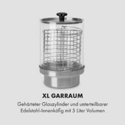 Wurstfabrik 450 Hot Dog Maker 450W 5L 30-100°C Glas Edelstahl -Haushaltsgeräte Geschäft 10034450 de 0004 logo