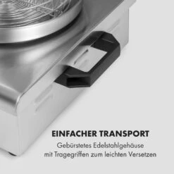 Wurstfabrik 450 Hot Dog Maker 450W 5L 30-100°C Glas Edelstahl -Haushaltsgeräte Geschäft 10034450 de 0006 logo