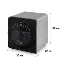 AeroVital Easy Touch Heißluftfritteuse 1700W 14l Timer 16 Programme Metallic / Schwarz -Haushaltsgeräte Geschäft 10034451 yy 0008 logo Klarstein AeroVital easy touch Heissluftfritteuse