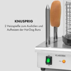 Wurstfabrik Pro 550 Hot Dog Maker 550W 2 Spieße 5L 30-100°C Edelstahl 14 Wurstfabrik Pro 550 Hot Dog Maker 550W 2 Spieße 5L 30-100°C Edelstahl -Haushaltsgeräte Geschäft 10034453 de 0005 logo