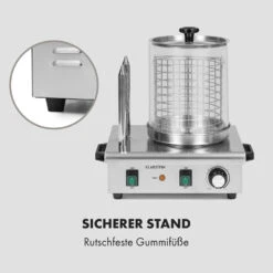 Wurstfabrik Pro 550 Hot Dog Maker 550W 2 Spieße 5L 30-100°C Edelstahl 17 Wurstfabrik Pro 550 Hot Dog Maker 550W 2 Spieße 5L 30-100°C Edelstahl -Haushaltsgeräte Geschäft 10034453 de 0008 logo
