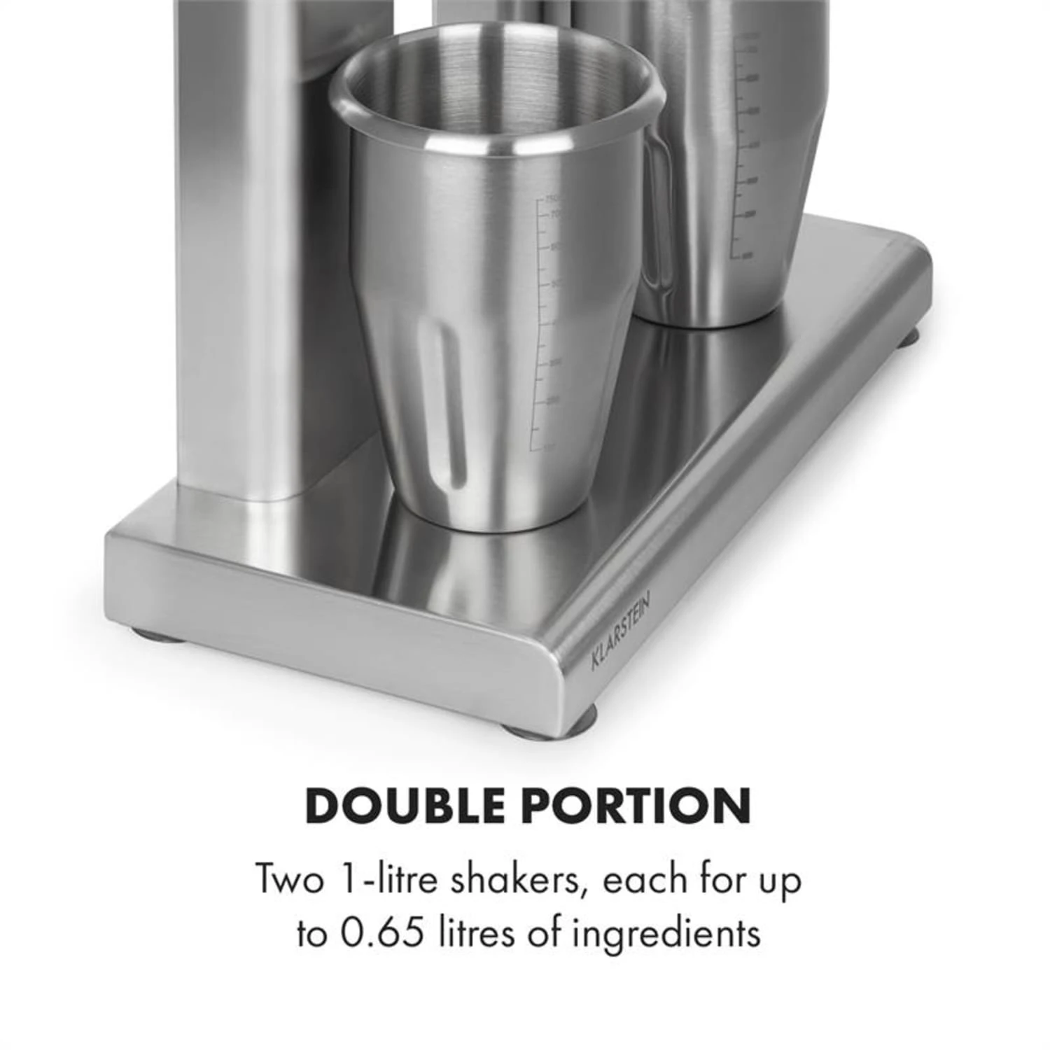 Kraftpaket II Doppel-Milchshake-Mixer Proteinshake 160W Edelstahl 5 Kraftpaket II Doppel-Milchshake-Mixer Proteinshake 160W Edelstahl – Bild 5