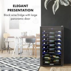 Vinomatica 36 Uno Weinkühlschrank 95l Touch-Bedienfeld 85W 4-18 °C 11 Vinomatica 36 Uno Weinkühlschrank 95l Touch-Bedienfeld 85W 4-18 °C -Haushaltsgeräte Geschäft 10034466 yy 0003 logo Klarstein Vinomatica Weinkuehlschrank 95l schwarz