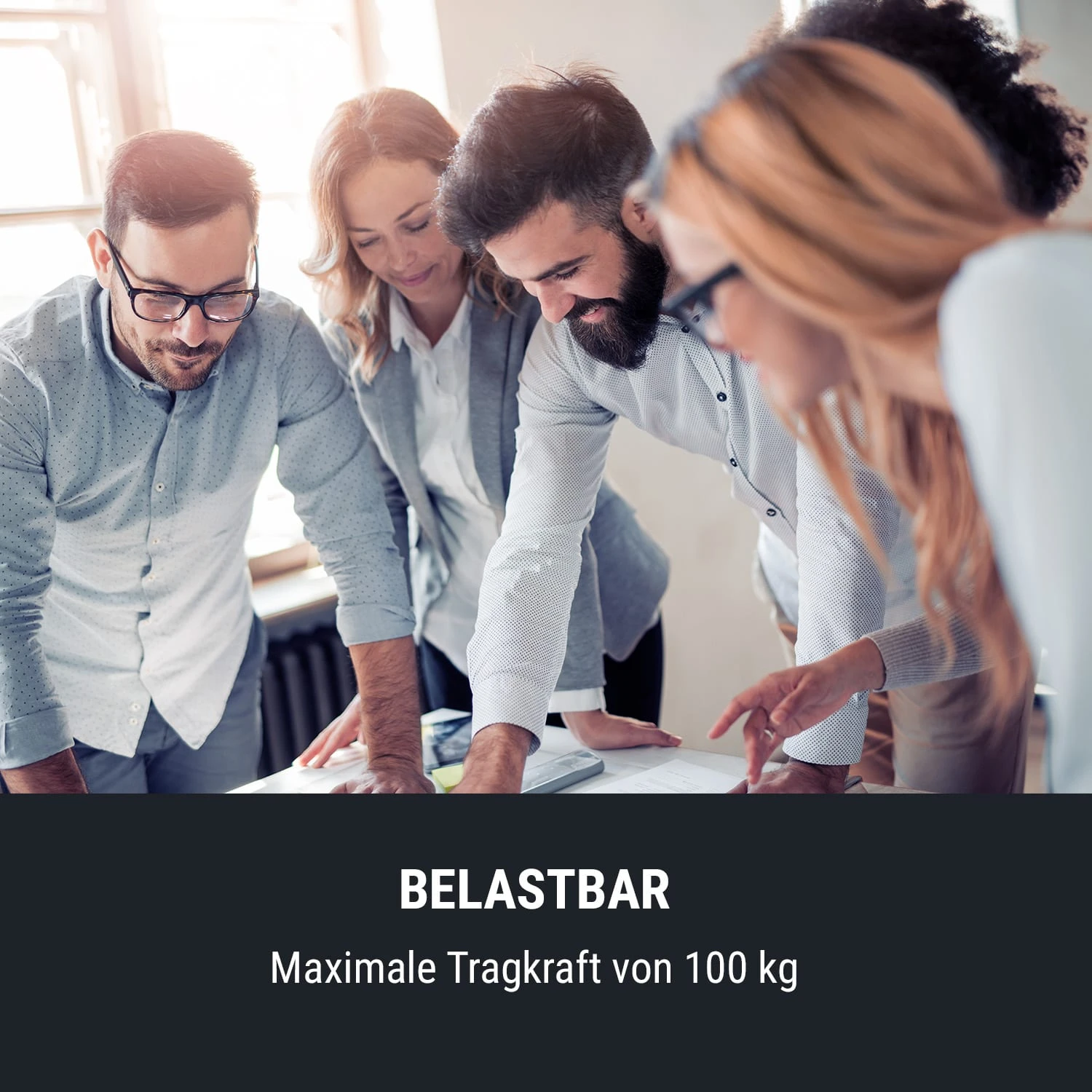 Multidesk Comfort Höhenverstellbarer Schreibtisch Elektrisch 62-128 Cm 4 Multidesk Comfort Höhenverstellbarer Schreibtisch Elektrisch 62-128 Cm – Bild 4