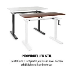 Multidesk Höhenverstellbarer Schreibtisch Manuell 73-123 Cm Höhe -Haushaltsgeräte Geschäft 10034483 de 0008 logo