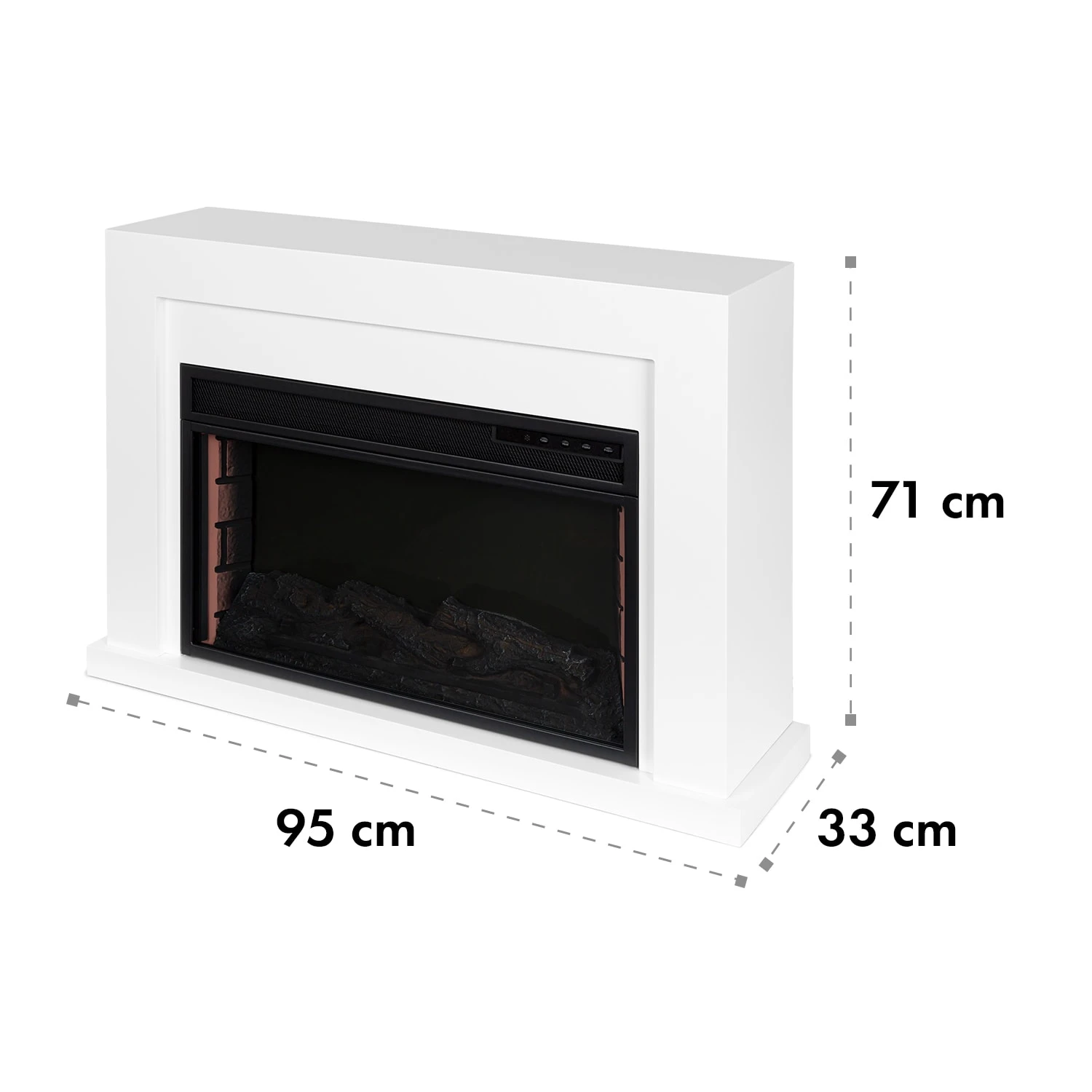 Blanca Elektrischer Kamin 1000/2000W LED 10-30 °C Wochentimer 9 Blanca Elektrischer Kamin 1000/2000W LED 10-30 °C Wochentimer – Bild 9