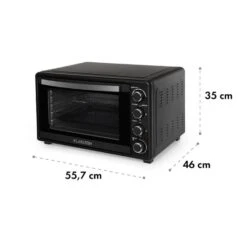 Masterchef 45 Mini-Backofen 45l 2000W 100-230 °C Timer Schwarz -Haushaltsgeräte Geschäft 10034496 yy 0009 logo Klarstein Masterchef 45 Mini Backofen 45l schwarz