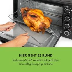 Masterchef 60 Mini-Backofen 60l 2000W 100-230 °C Timer Schwarz -Haushaltsgeräte Geschäft 10034498 de 0006 logo