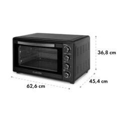 Masterchef 60 Mini-Backofen 60l 2000W 100-230 °C Timer Schwarz -Haushaltsgeräte Geschäft 10034498 yy 0009 logo Klarstein Masterchef 60 Mini Backofen 60l schwarz reedit