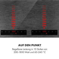 Varicook Steel Induktionskochfeld 3100W 10 Leistungsstufen Topfsensor 12 Varicook Steel Induktionskochfeld 3100W 10 Leistungsstufen Topfsensor -Haushaltsgeräte Geschäft 10034504 de 0004 logo