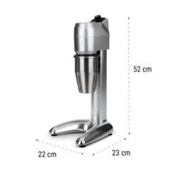 Kraftprotz Milchshake-Mixer Proteinshake 300W Stufenlos Edelstahl -Haushaltsgeräte Geschäft 10034518 yy 0009 logo Klarstein Pro Kraftprotz Milchshake Mixer silber