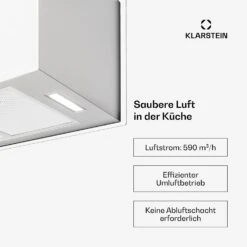 Kronleuchter XL Inselabzugshaube 90cm Umluft 590m³/h LED Touch Weiß 11 Kronleuchter XL Inselabzugshaube 90cm Umluft 590m³/h LED Touch Weiß -Haushaltsgeräte Geschäft 10034523 de 0003 usp