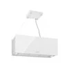 Kronleuchter XL Inselabzugshaube 90cm Umluft 590m³/h LED Touch Weiß