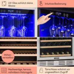 Vinovilla Grande 127 Built-in Uno Weinkühlschrank 320 Ltr 127 Fl. LED -Haushaltsgeräte Geschäft 10034524 DE 0005 usp