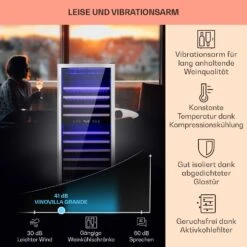 Vinovilla Grande 116 Built-in Duo Weinkühlschrank 310 Ltr 116 Fl. LED -Haushaltsgeräte Geschäft 10034525 DE 0004 usp