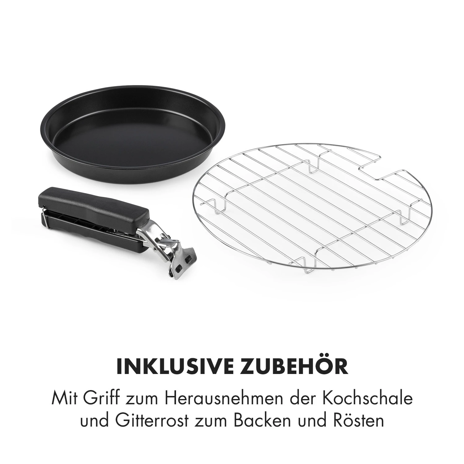 VitAir Pommesmaster Heißluftfritteuse 360° 1400W 50-240°C Timer 10 VitAir Pommesmaster Heißluftfritteuse 360° 1400W 50-240°C Timer – Bild 10