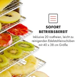 Master Jerky 300 Dörrautomat 2000W 40-90 °C 24h-Timer Edelstahl Silber 11 Master Jerky 300 Dörrautomat 2000W 40-90 °C 24h-Timer Edelstahl Silber -Haushaltsgeräte Geschäft 10034544 de 0004 logo