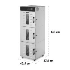 Master Jerky 550 Dörrautomat 2400W 40-90 °C 24h-Timer Edelstahl Silber -Haushaltsgeräte Geschäft 10034546 yy 0008 dimensions