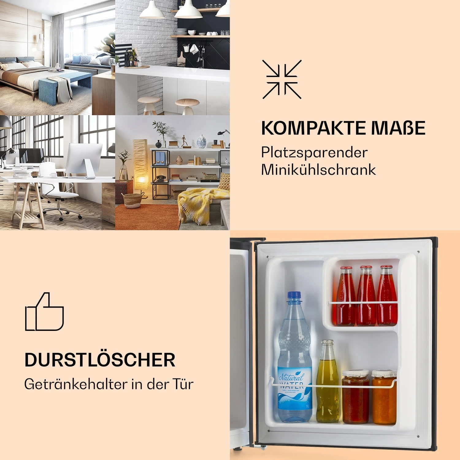 Scooby Minikühlschrank 40 Liter Kompressor 39 DB Kompakt 2 Scooby Minikühlschrank 40 Liter Kompressor 39 DB Kompakt – Bild 2