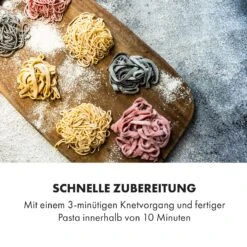 Pastamania Nudelmaschine 260W 7 Aufsätze 500 G 60 DB LED 12 Pastamania Nudelmaschine 260W 7 Aufsätze 500 G 60 DB LED -Haushaltsgeräte Geschäft 10034566 de 0005 logo