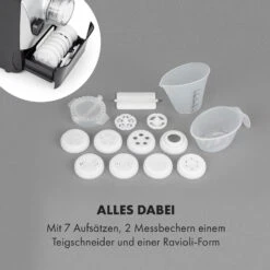 Pastamania Nudelmaschine 260W 7 Aufsätze 500 G 60 DB LED 13 Pastamania Nudelmaschine 260W 7 Aufsätze 500 G 60 DB LED -Haushaltsgeräte Geschäft 10034566 de 0006 logo