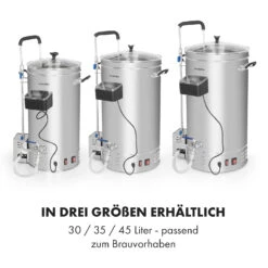 Brauheld Pro Maischekessel 2500W 30L 30-100°C Umwälzpumpe Edelstahl 14 Brauheld Pro Maischekessel 2500W 30L 30-100°C Umwälzpumpe Edelstahl -Haushaltsgeräte Geschäft 10034586 de 0007 logo