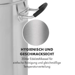 Brauheld Pro Maischekessel 2500W 35L 30-100°C Umwälzpumpe Edelstahl -Haushaltsgeräte Geschäft 10034587 de 0008 logo